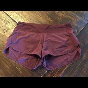 Lululemon Speed Shorts